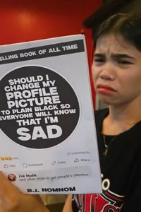 Should I Change My Profile Picture To Plain Black So Everyone Will Know That I Am Sad