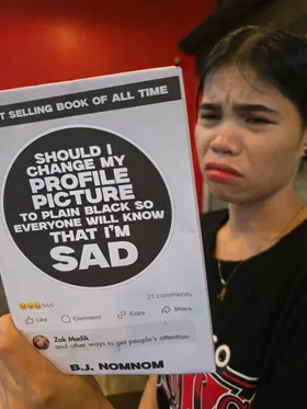 Should I Change My Profile Picture To Plain Black So Everyone Will Know That I Am Sad