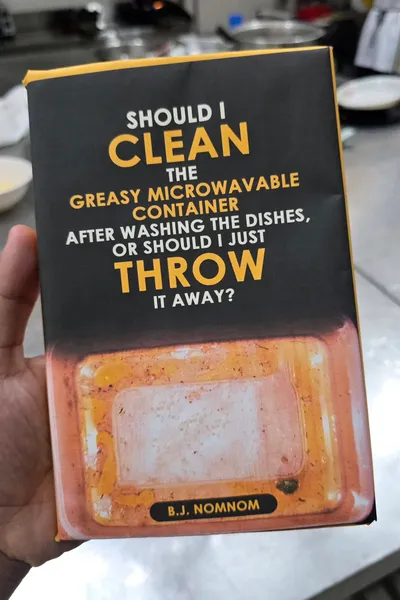Should I Clean The Greasy Microwavable Container After Washing The Dishes Or Should I Just Throw It Away