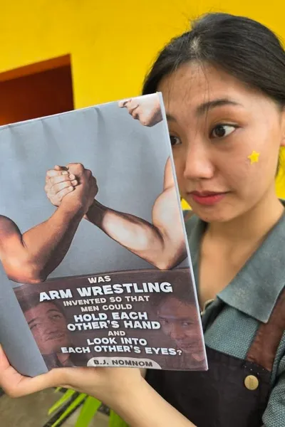 Was Arm Wrestling Invented So That Men Could Hold Each Others Hand And Look Into Each Others Eyes