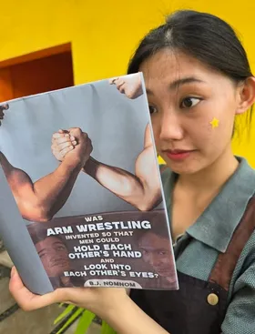 Was Arm Wrestling Invented So That Men Could Hold Each Others Hand And Look Into Each Others Eyes